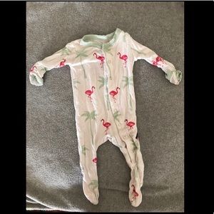 Kickee pants gently used newborn footed pjs